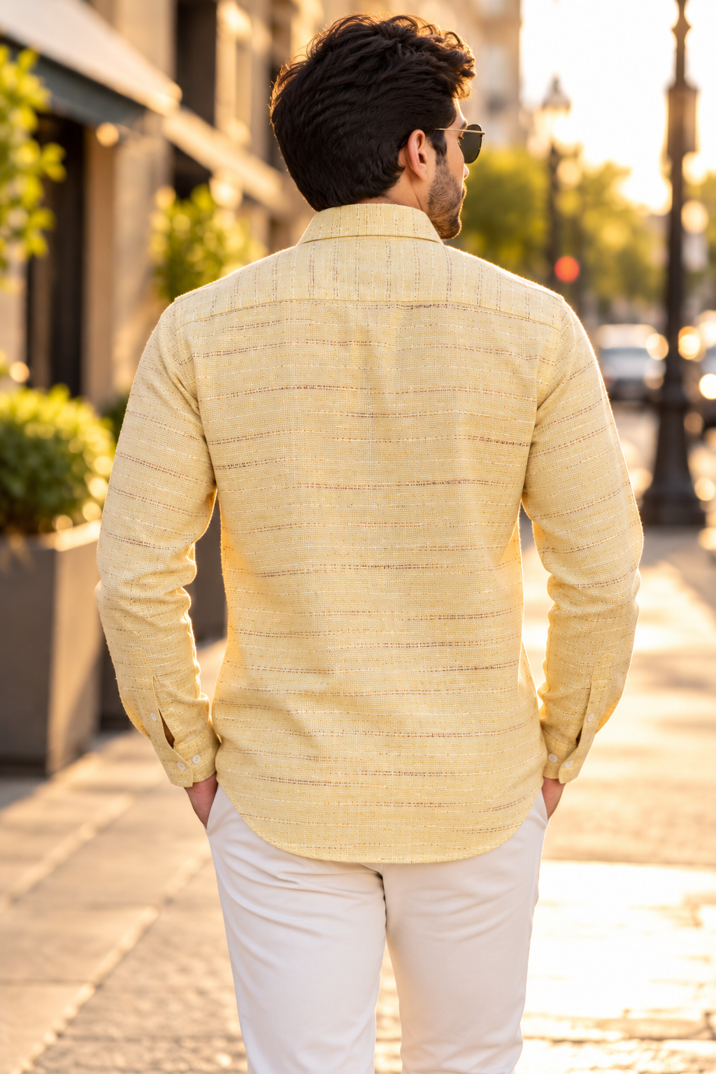 Men's Premium Matka Textured Full-Sleeve Shirt – Heritage Collection