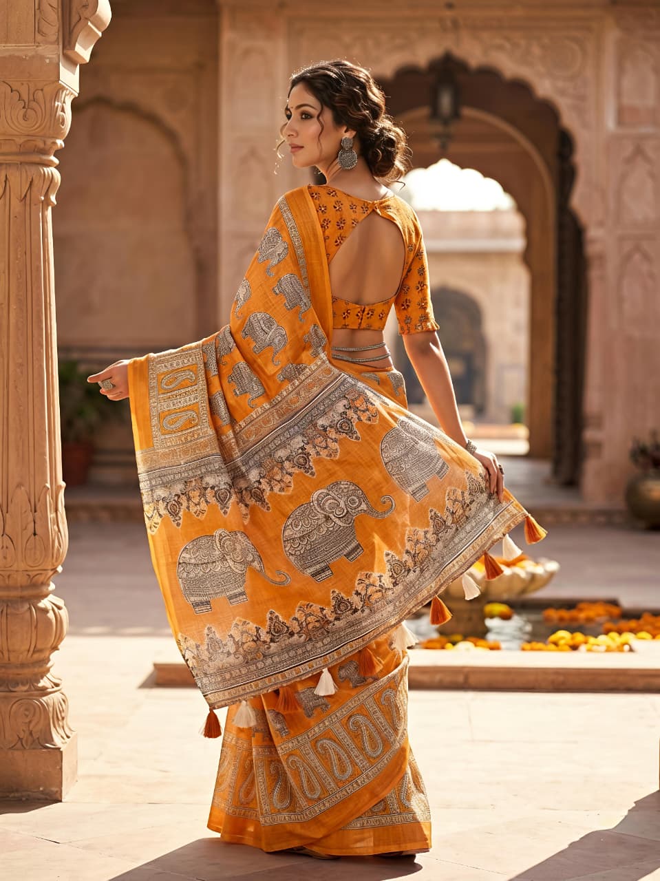 KOTA PEN KALAMKARI SAREE