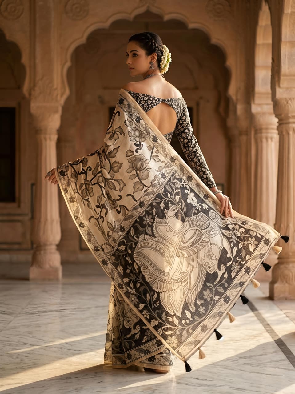 KOTA PEN KALAMKARI SAREE