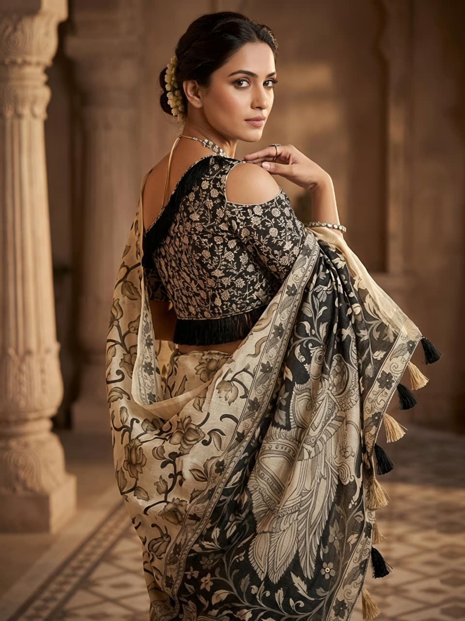 KOTA PEN KALAMKARI SAREE