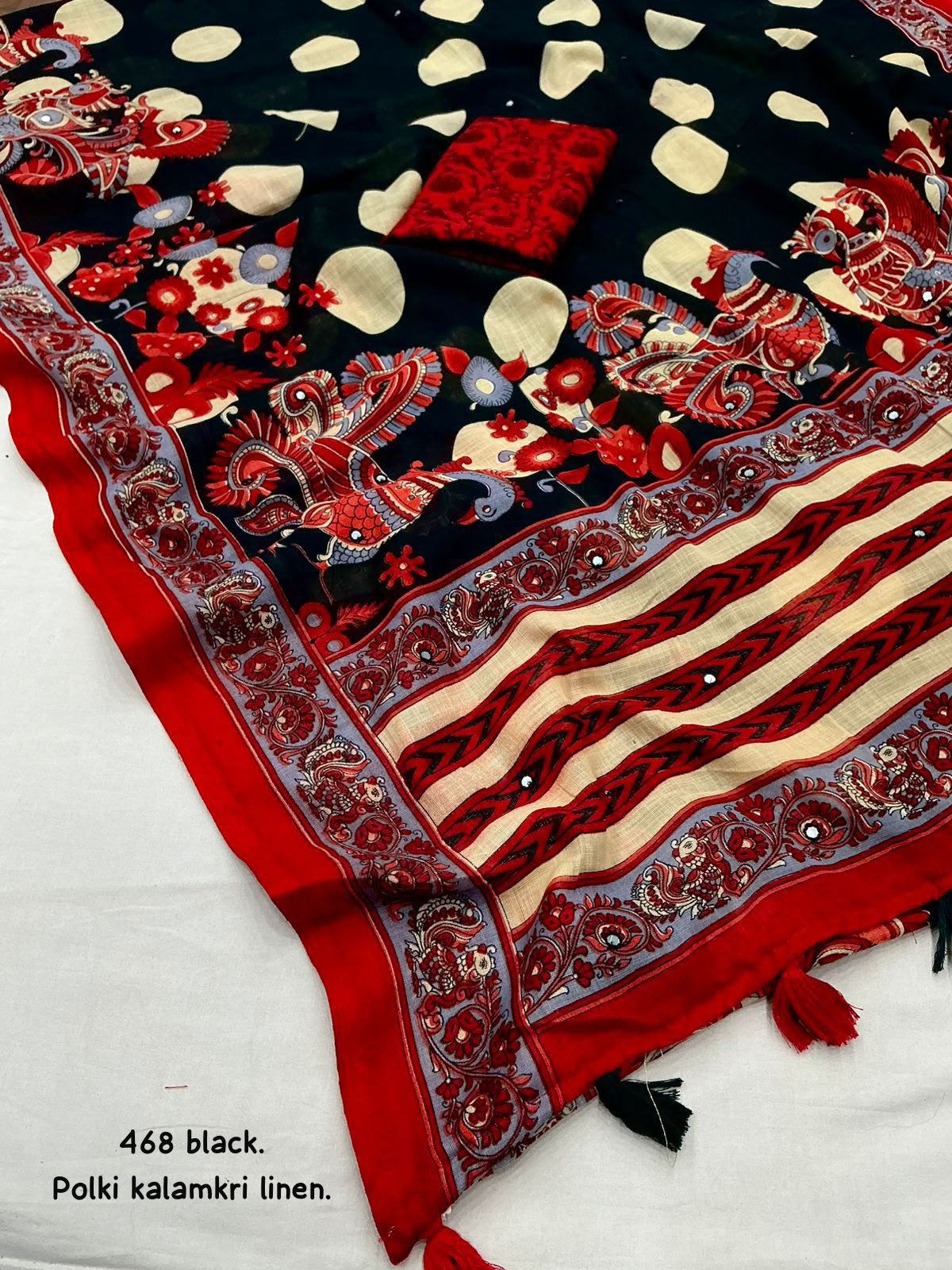 Linen Printed Saree