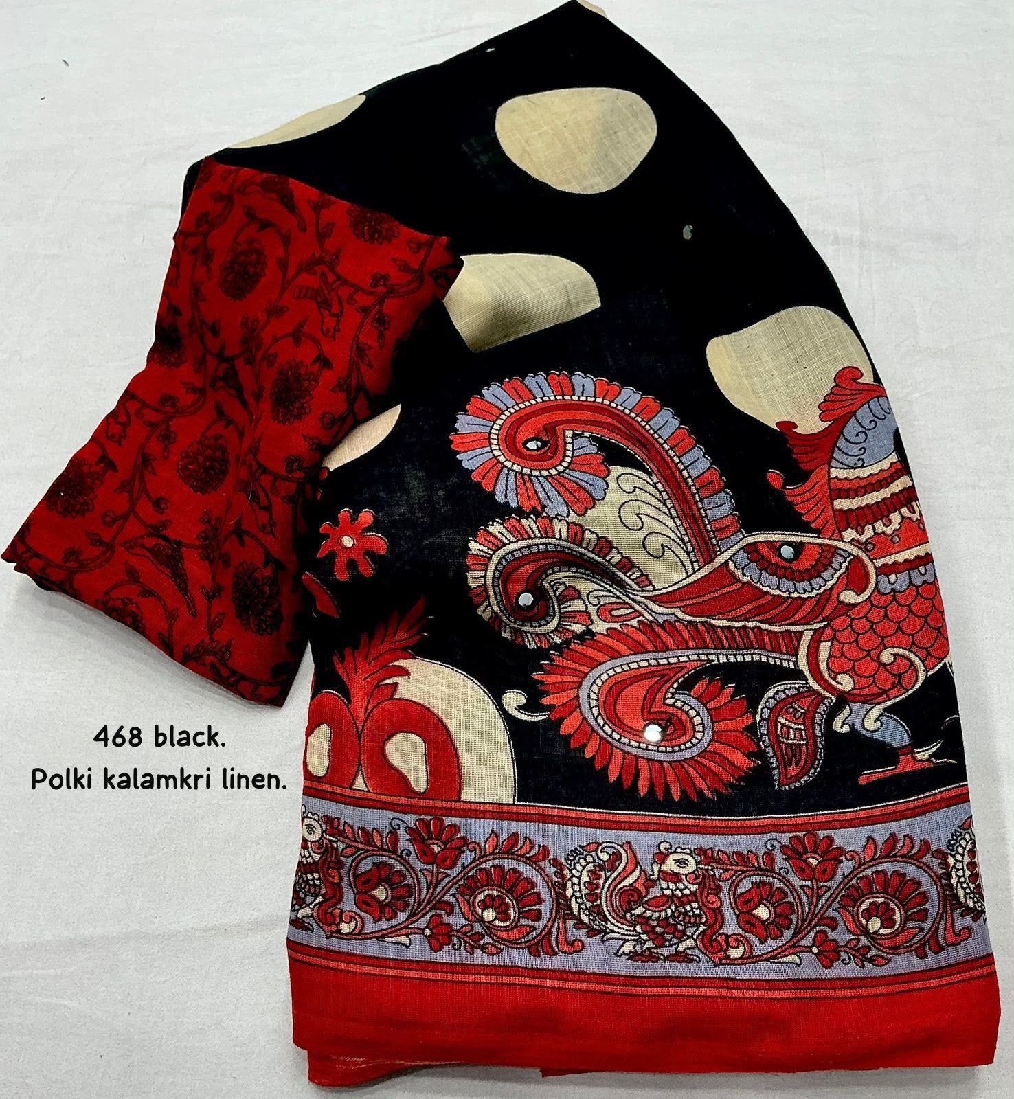 Linen Printed Saree