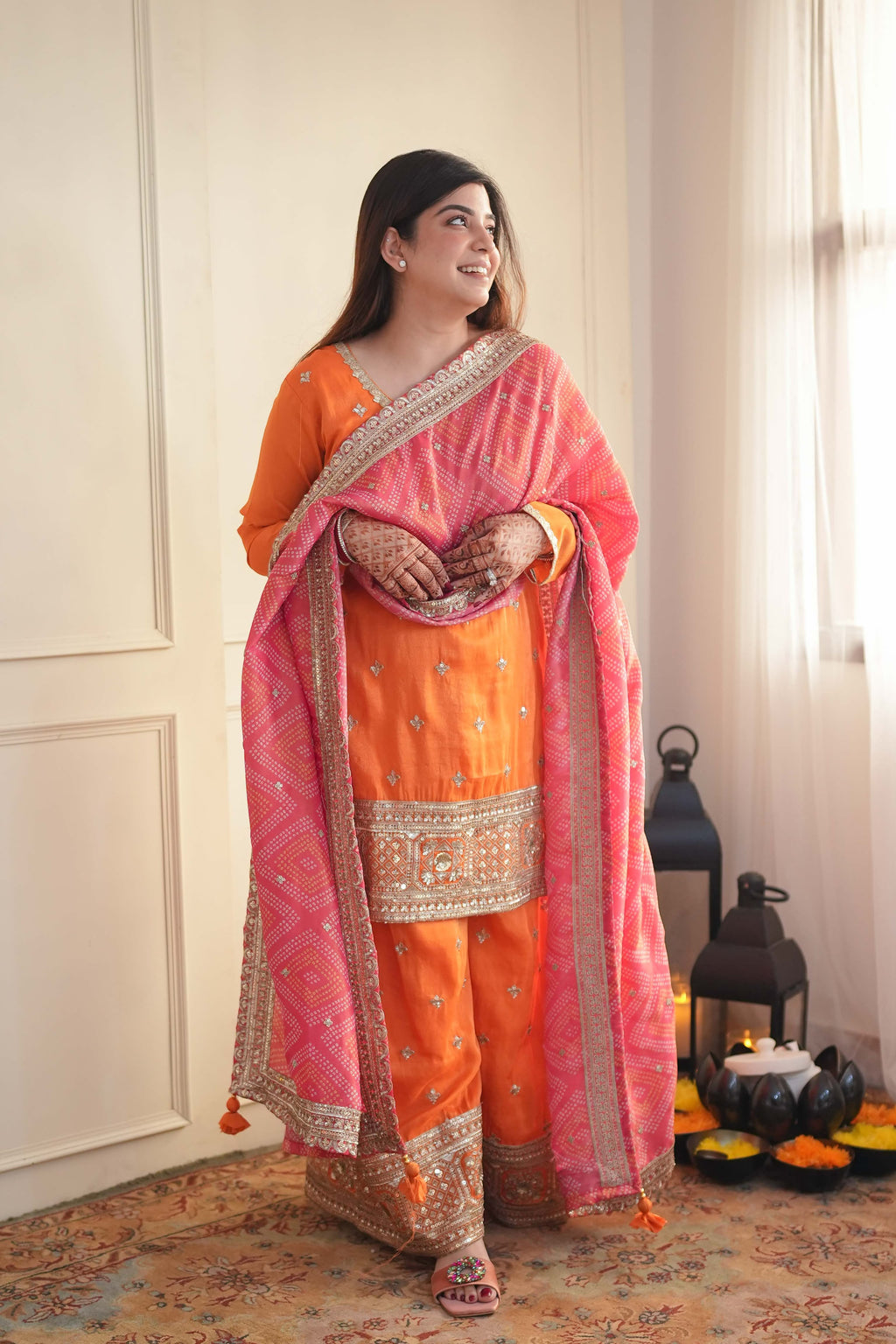 Designer Suit With Plazoo and Dupatta
