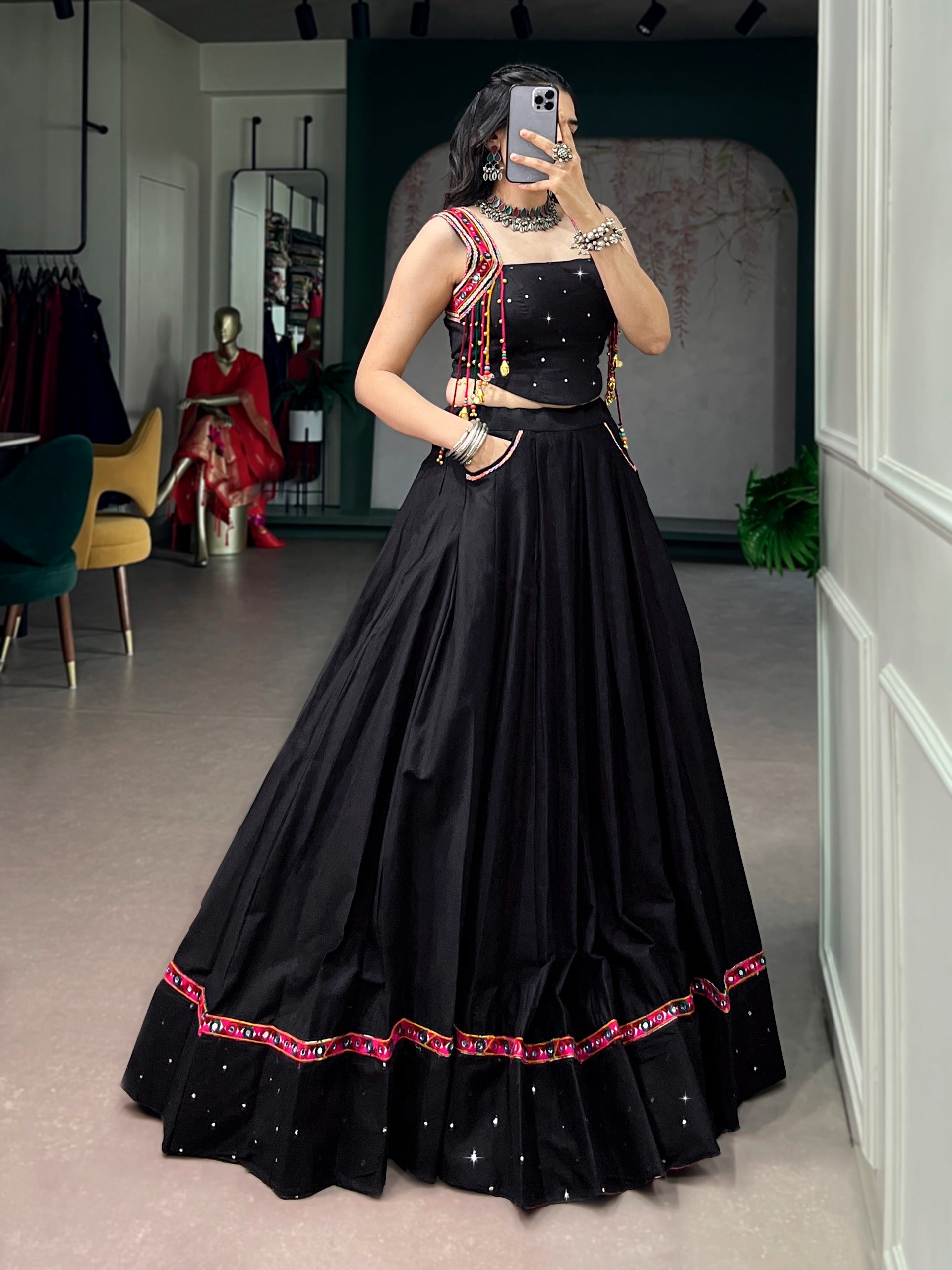 Pure Cotton Lehenga And Blouse