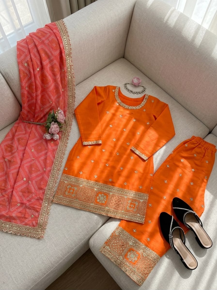 Palzoo suit with Duppata