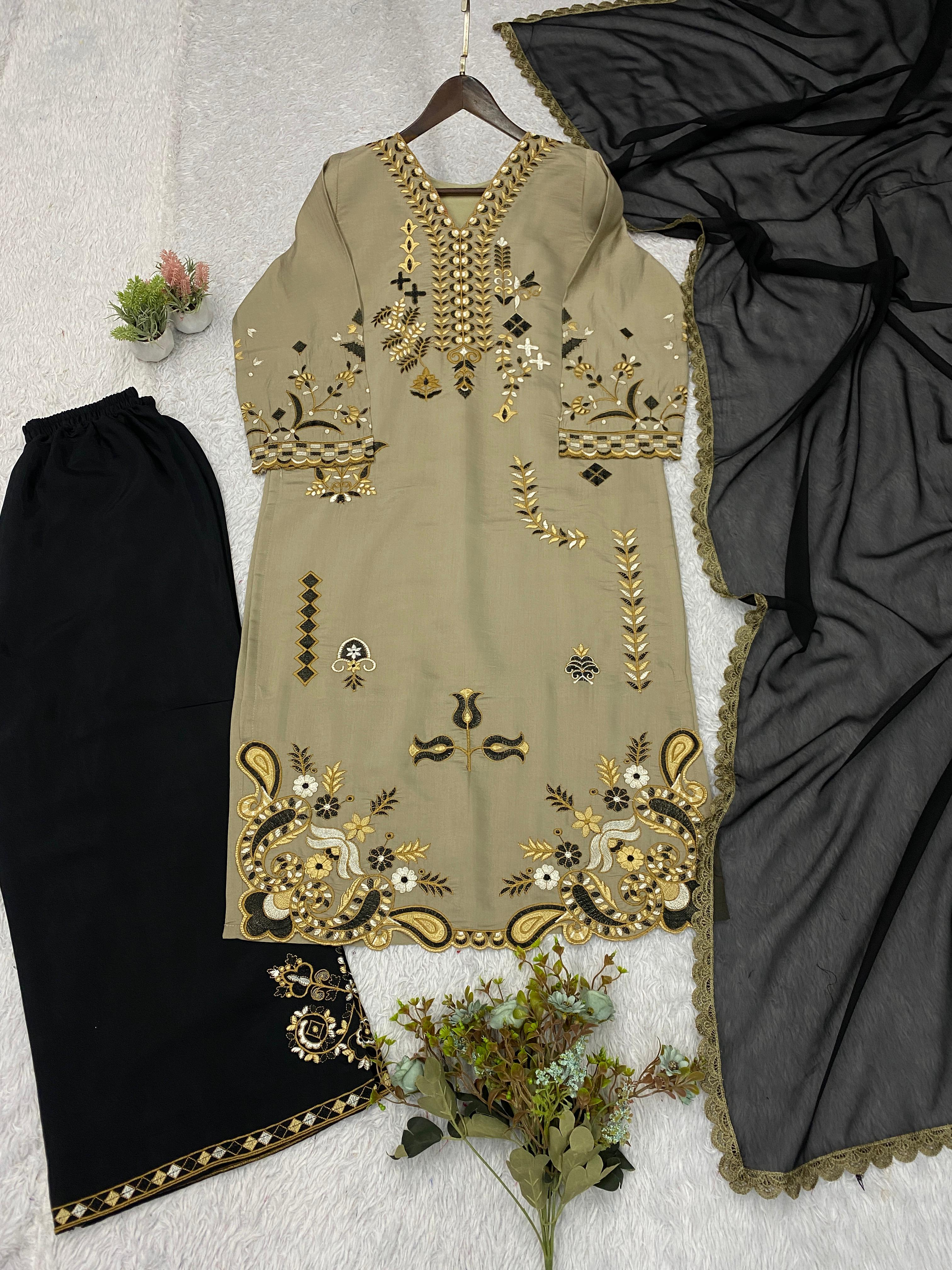 Pakistani plazo suit