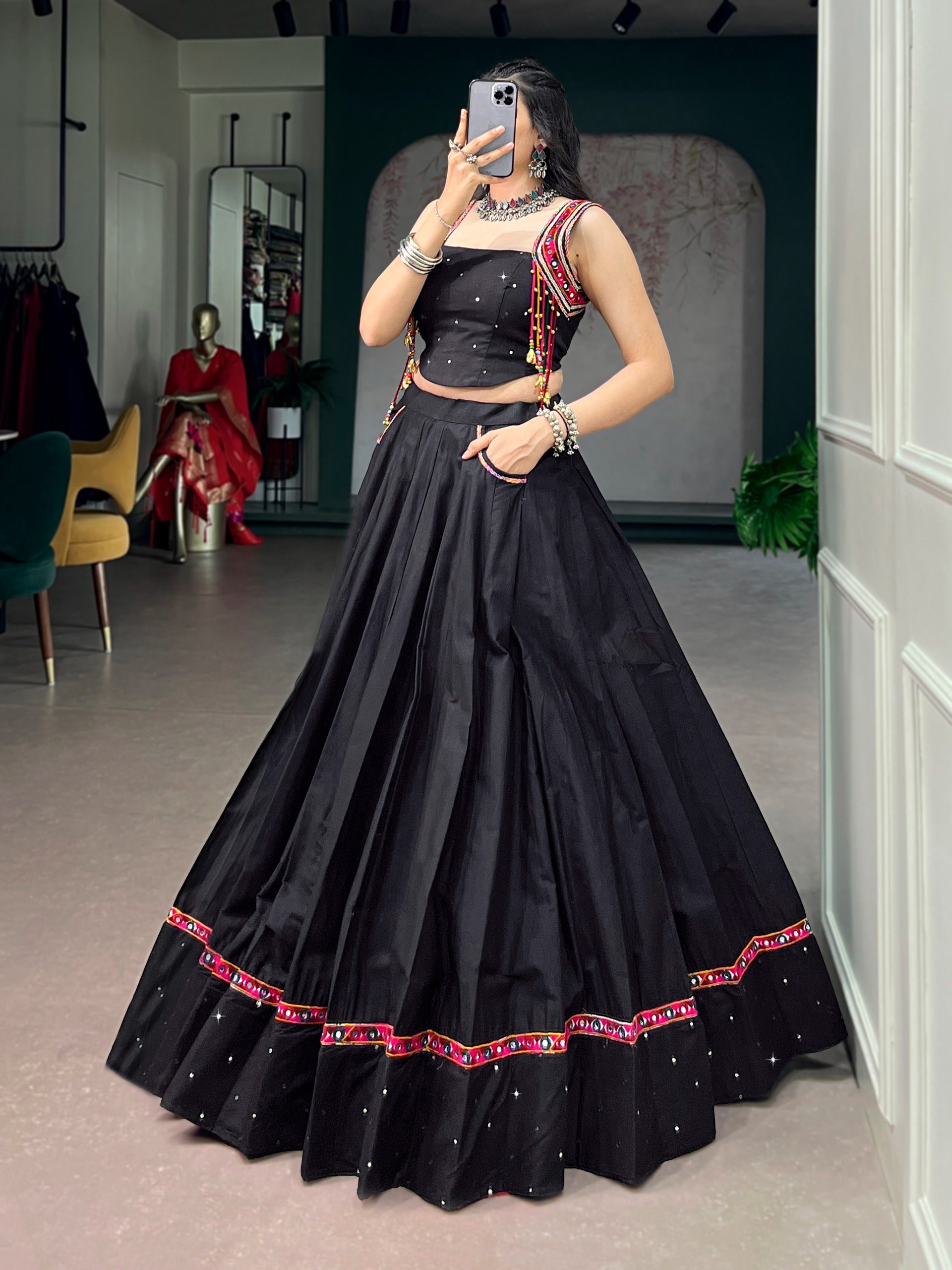 Pure Cotton Lehenga And Blouse