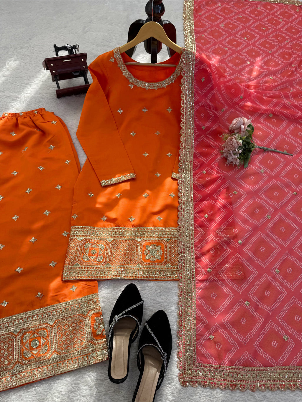 Palzoo suit with Duppata