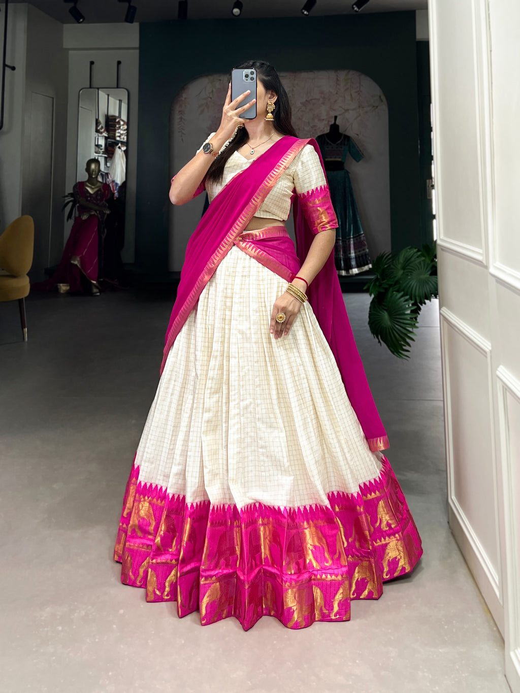 Lehenga Blouse with dupatta