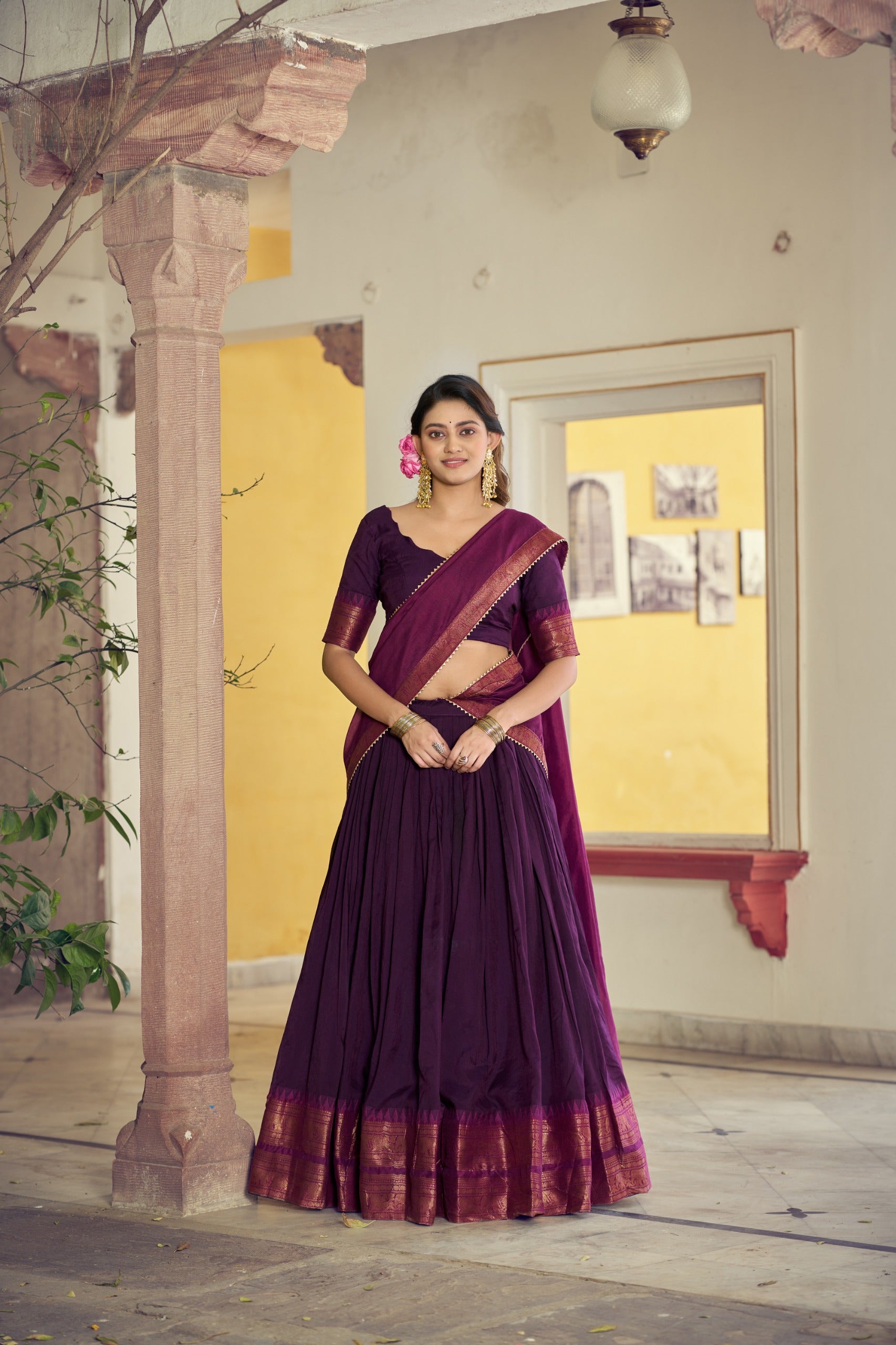 Lehenga blouse with dupatta