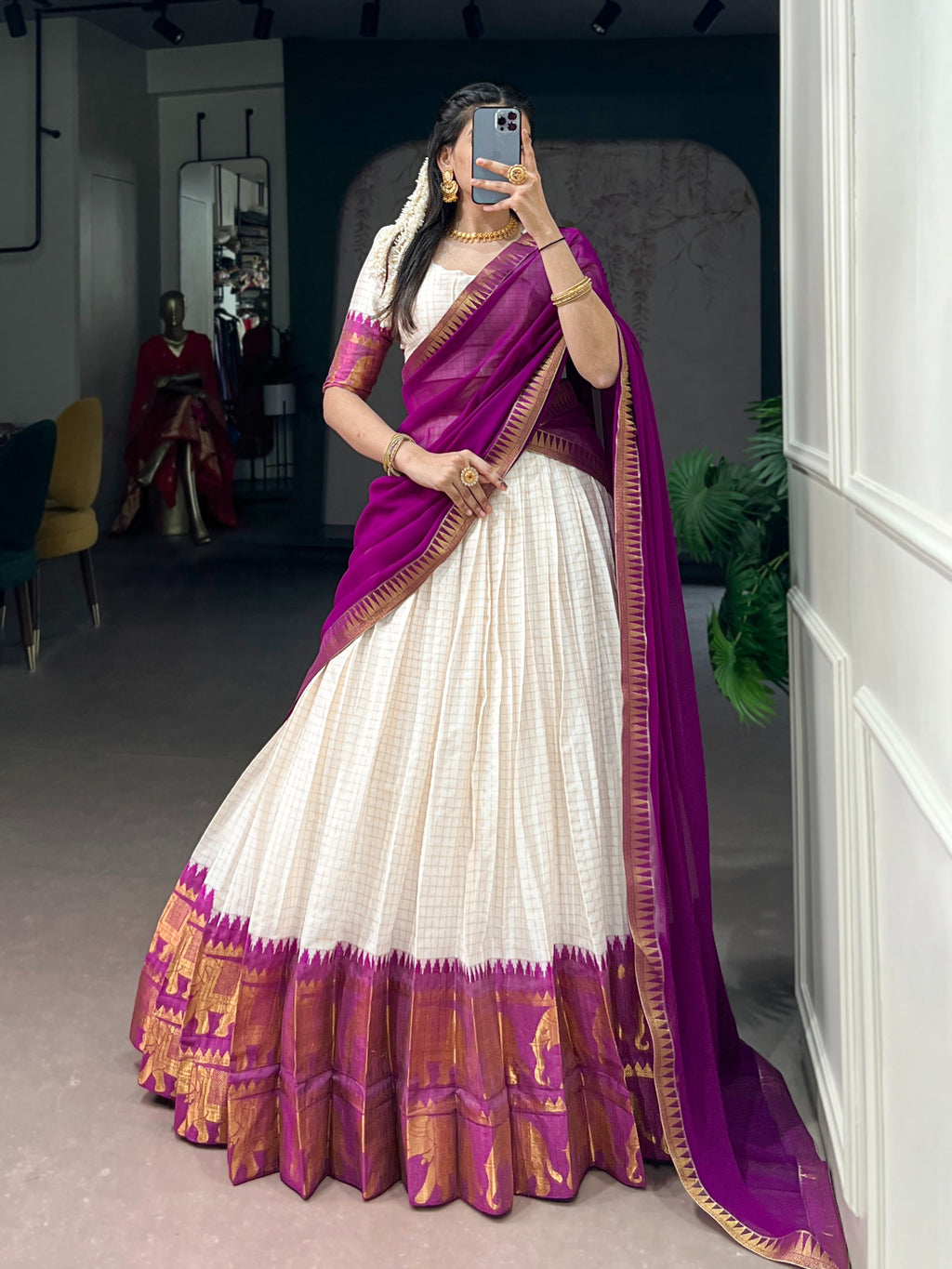 Lehenga Blouse with dupatta