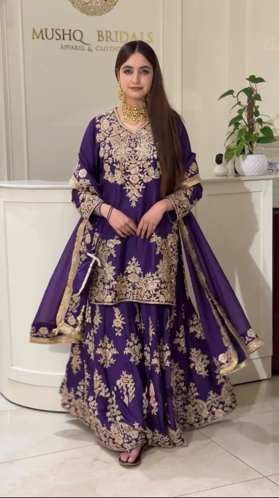 Elegance Top Plazo With Dupatta