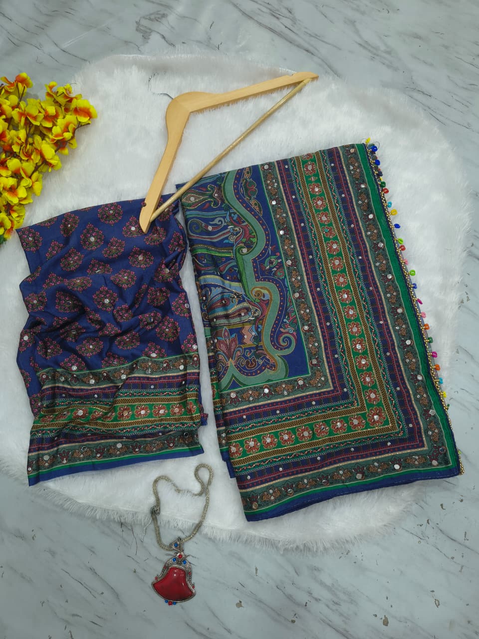 Chinon Silk Saree