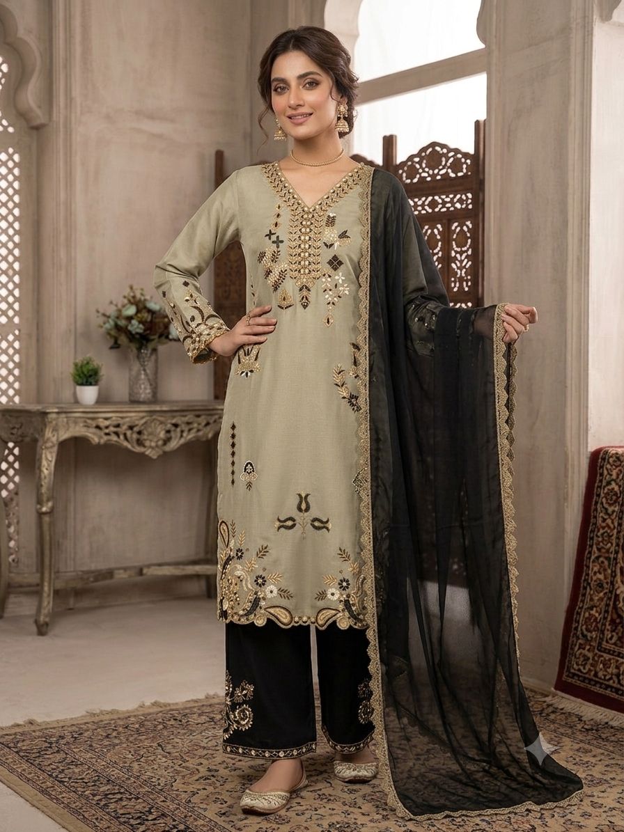 Pakistani plazo suit
