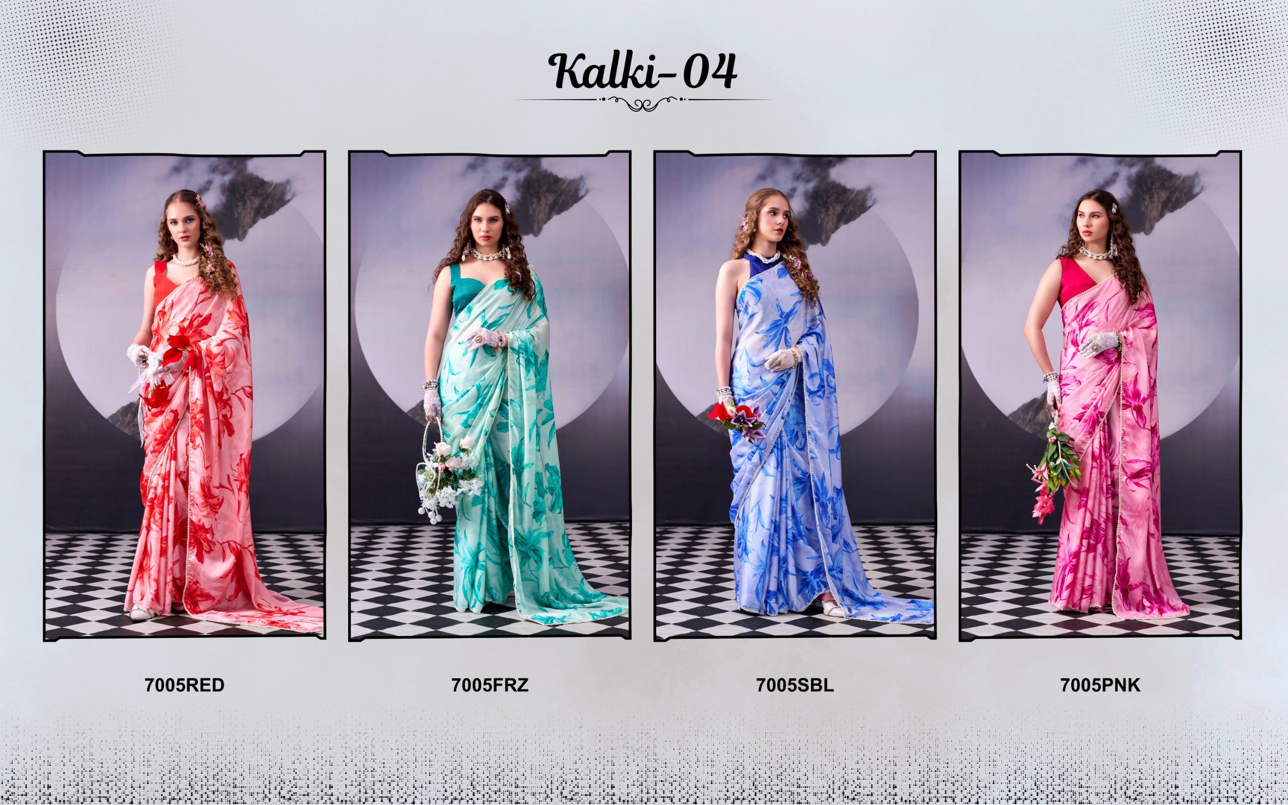 Satin silk saree