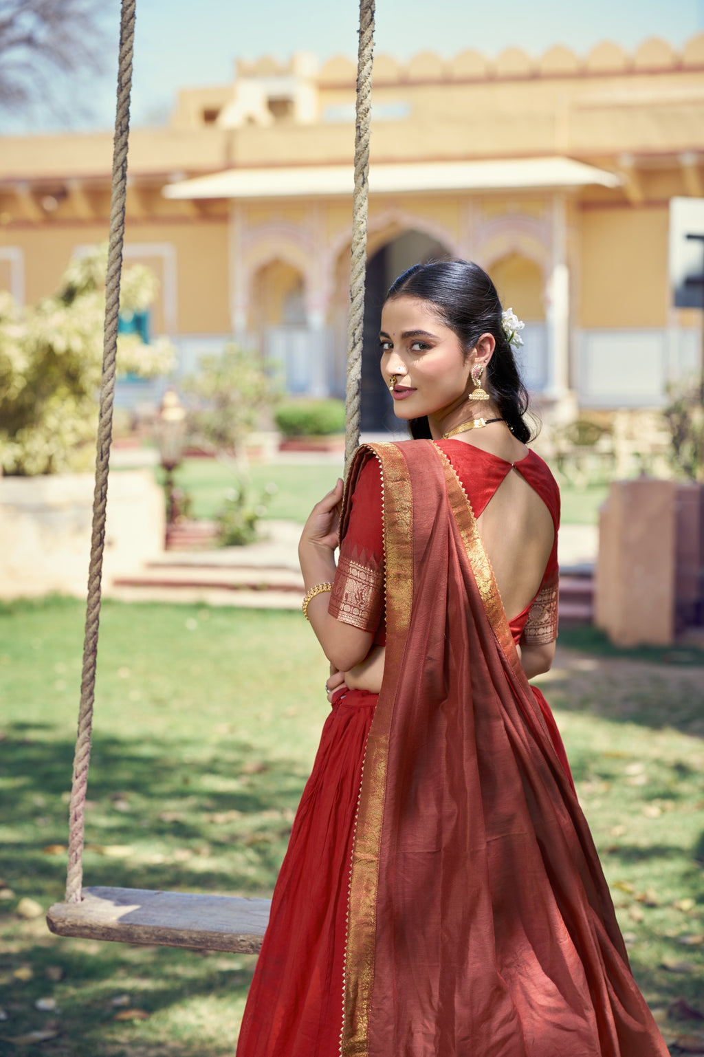Lehenga blouse with dupatta