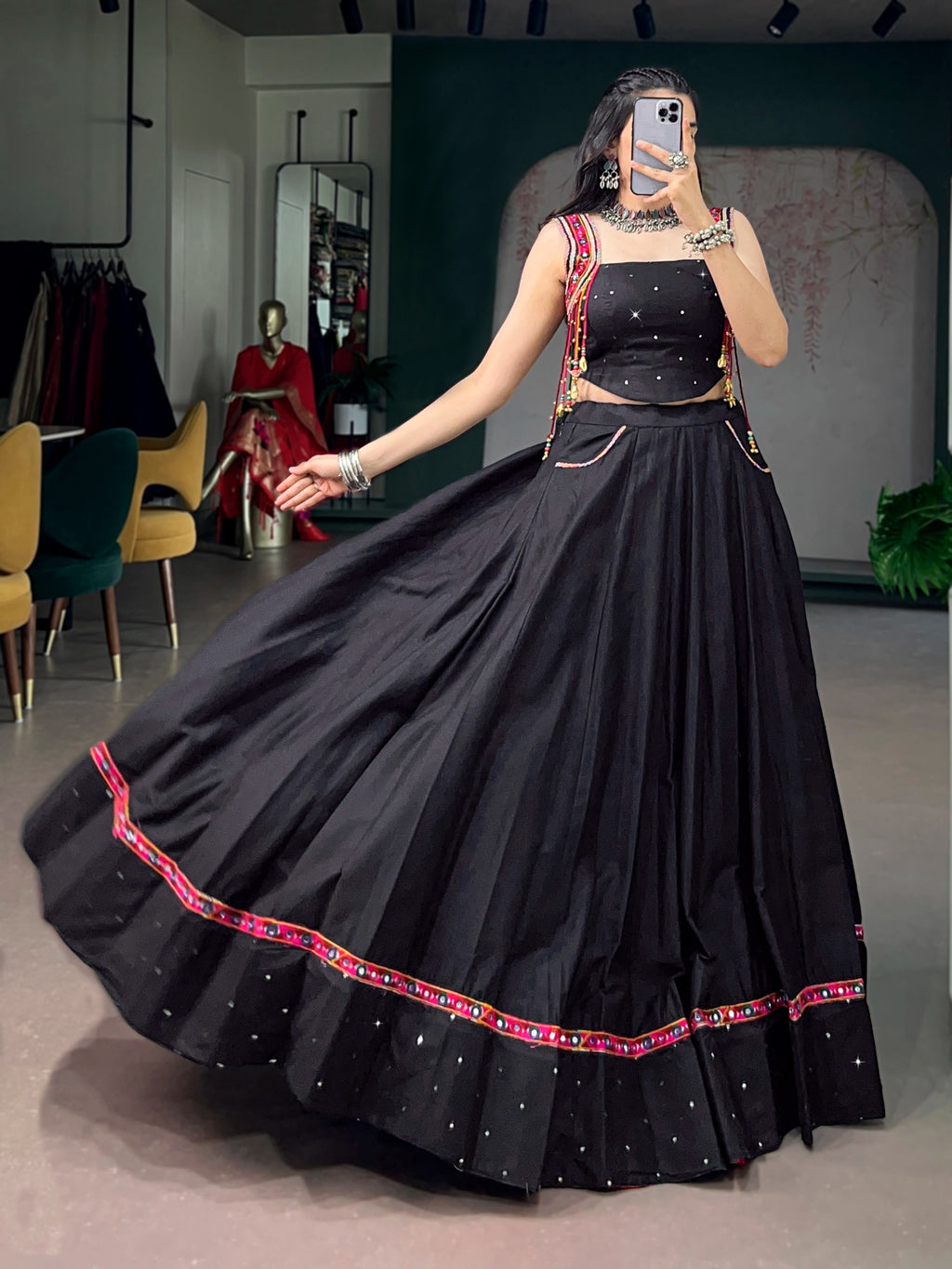 Pure Cotton Lehenga And Blouse