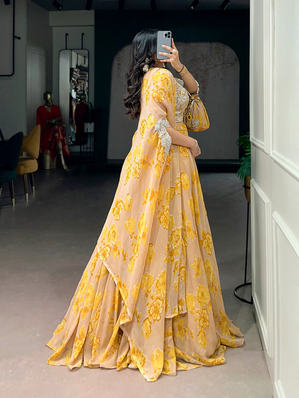 Lehenga blouse with dupatta batwa