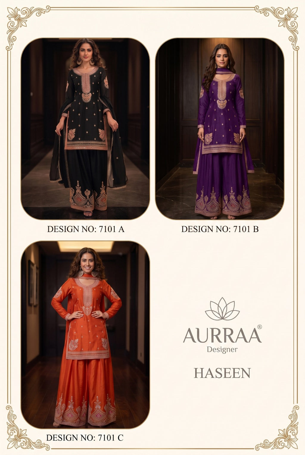 Plazo suit with dupatta