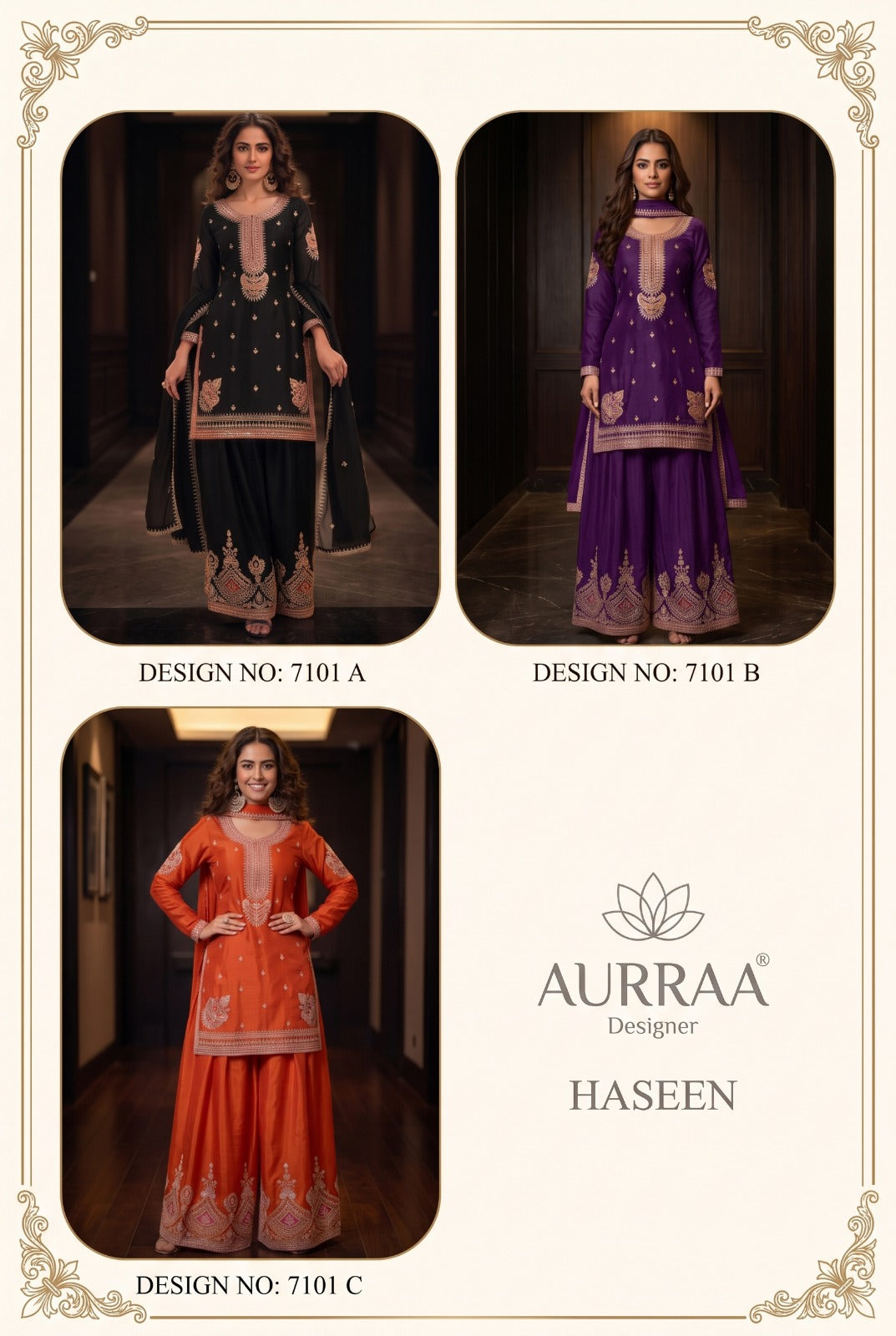 Plazo suit with dupatta