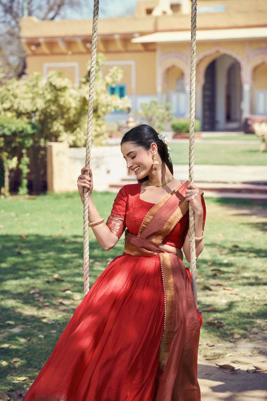 Lehenga blouse with dupatta