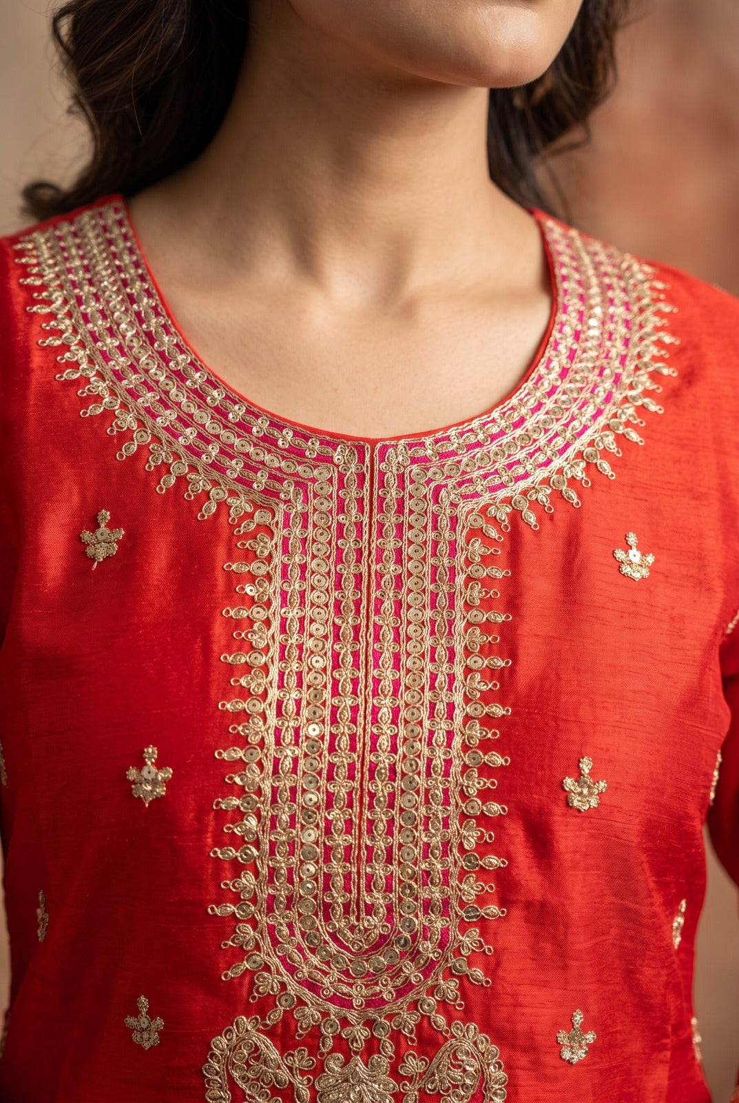 Plazo suit with dupatta