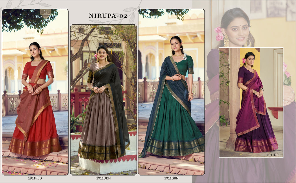 Lehenga blouse with dupatta